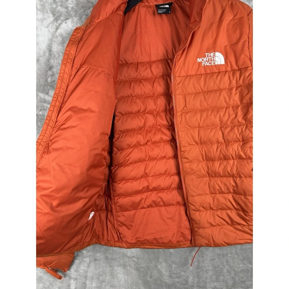 The North Face Puffer Jacket 550 Fill Short Full Zip Casual Winter Mens Small